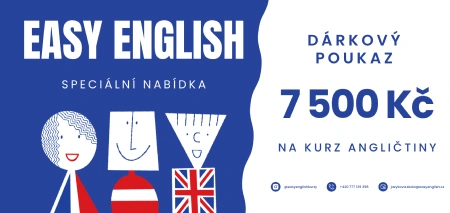 Dárkový poukaz na výuku angličtiny